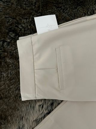 Pantalón Palazzo Tiro Alto Beige