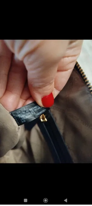 Bolso Michael Kors Azul Marino y Dorado