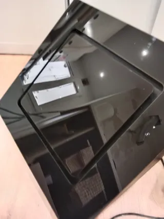 Campana Cocina Hyundai Cristal Negra