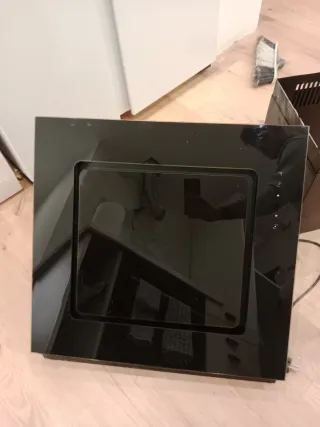 Campana Cocina Hyundai Cristal Negra