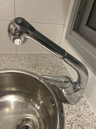 Grifo con ducha extraíble