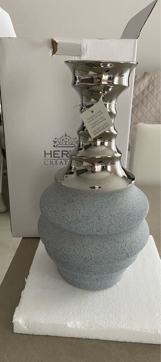 Vaso Hervit Gres e Argento
