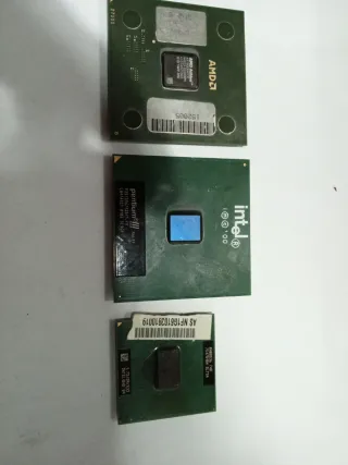 Lote 3 CPUs Vintage AMD Intel