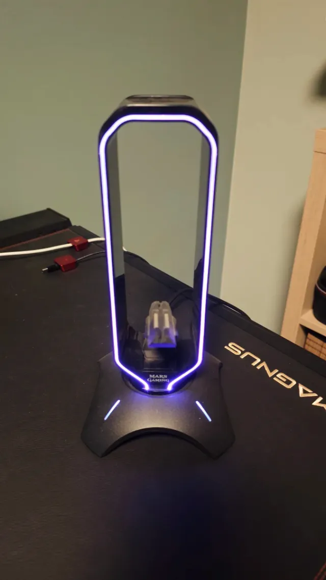 Soporte Auriculares Mars Gaming RGB