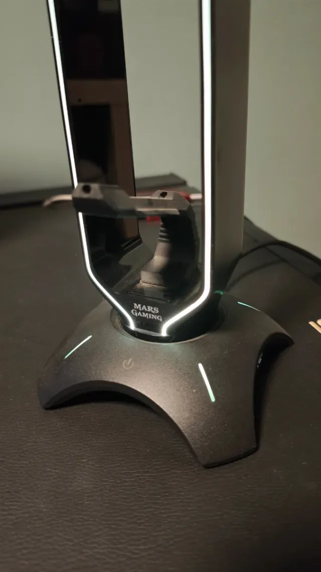 Soporte Auriculares Mars Gaming RGB