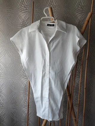 Blusa blanca mujer Talla XS