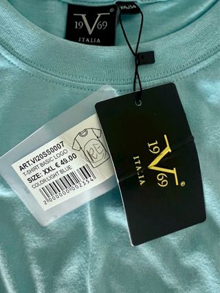 Talla XXL Camiseta algodón 19V69 Italia By Versace