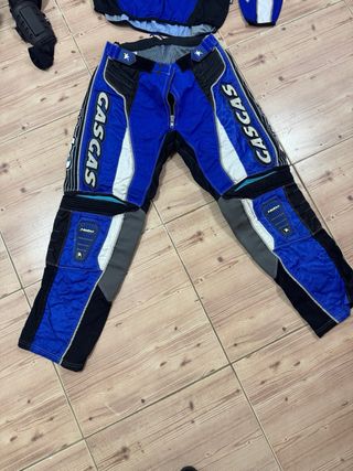 Conjunto Motocross Gas Gas Azul Marca Hebo