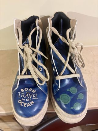 Botas Dogo azules y verdes