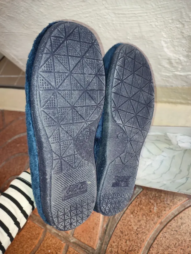 Zapatilla da casa Dustin blu