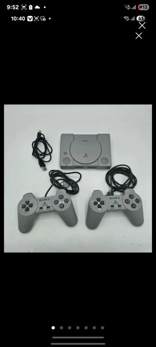 Sony PS1 Mini Gris con 2 Controles