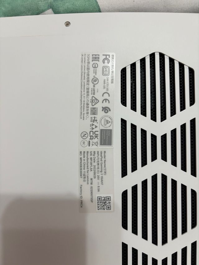 Portátil Lenovo IdeaPad Gaming 3 Nuevo