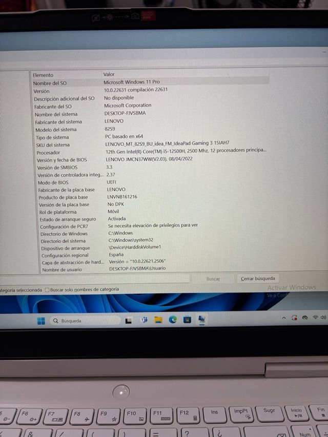 Portátil Lenovo IdeaPad Gaming 3 Nuevo