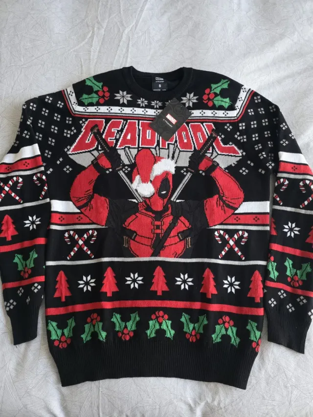 Jersey Navidad 2025 Deadpool Talla S-M Primark