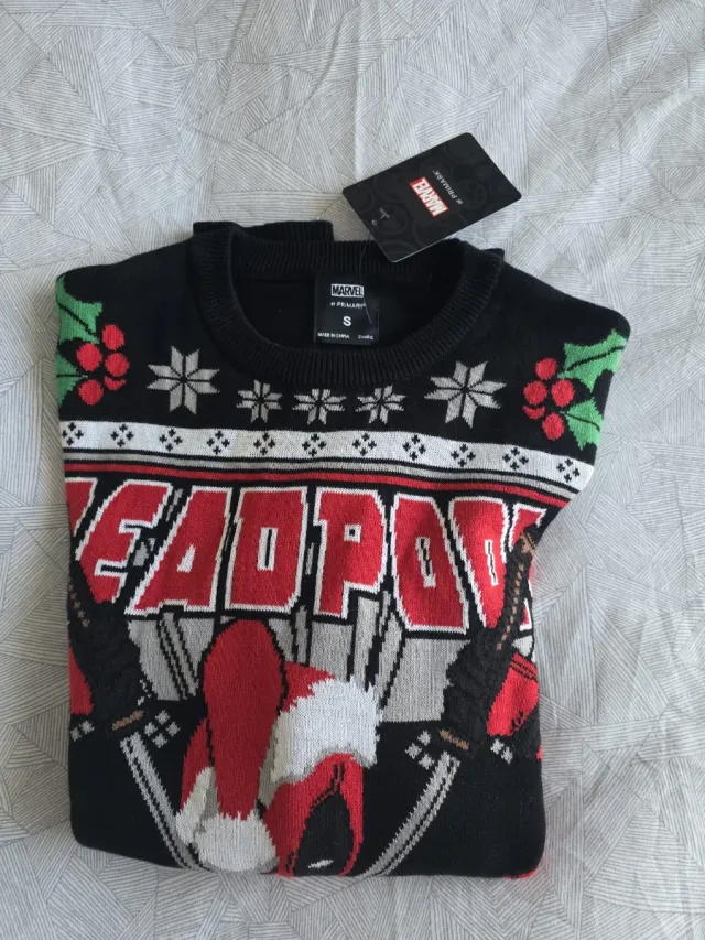 Jersey Navidad 2025 Deadpool Talla S-M Primark