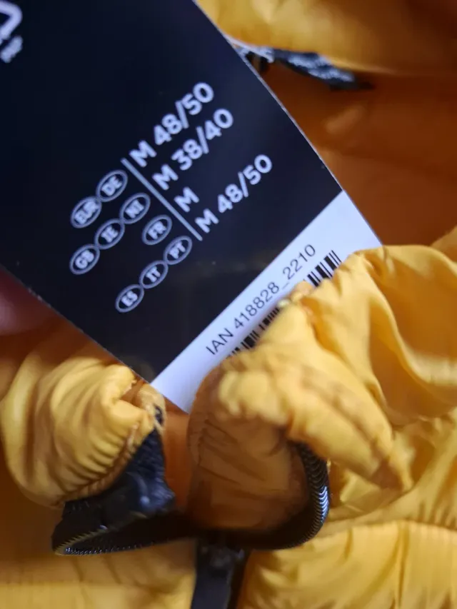 Chaleco acolchado amarillo