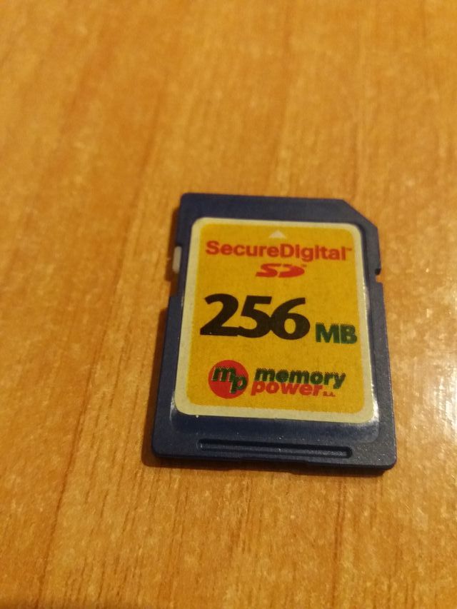 Tarjeta SD Secure Digital 256 MB