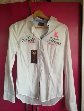 Camisa Piel de Toro Blanca mujer