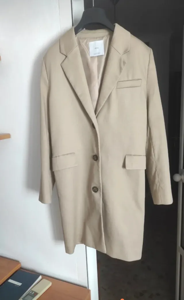 Abrigo Mango Beige