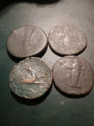 Lote 4 Monedas Romanas Antiguas