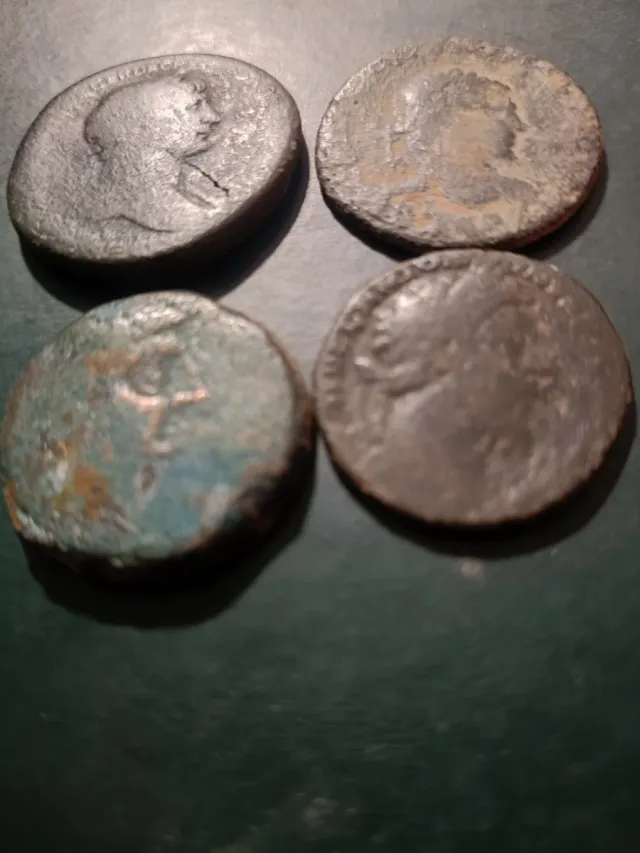Lote 4 Monedas Romanas Antiguas