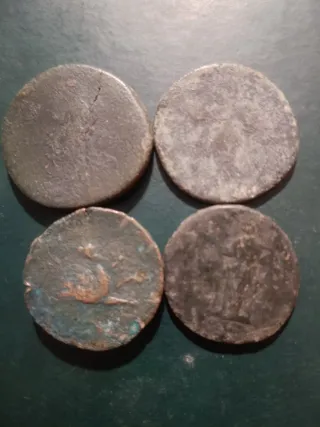Lote 4 Monedas Romanas Antiguas
