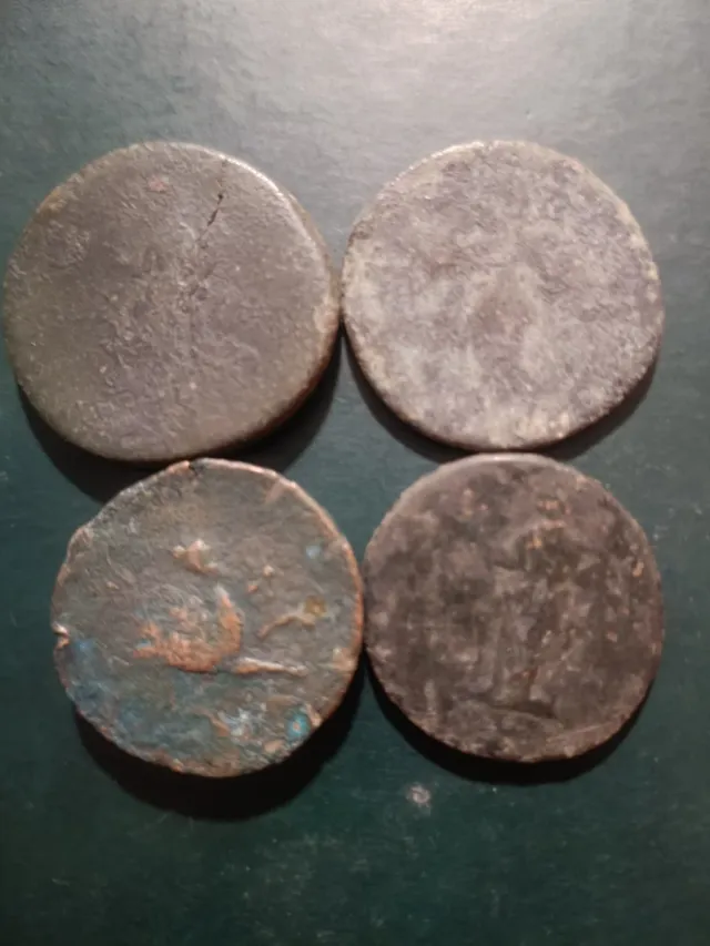 Lote 4 Monedas Romanas Antiguas