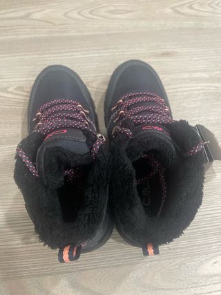 Botas de Nieve CMP Negro/Rosa