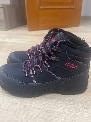Botas de Nieve CMP Negro/Rosa