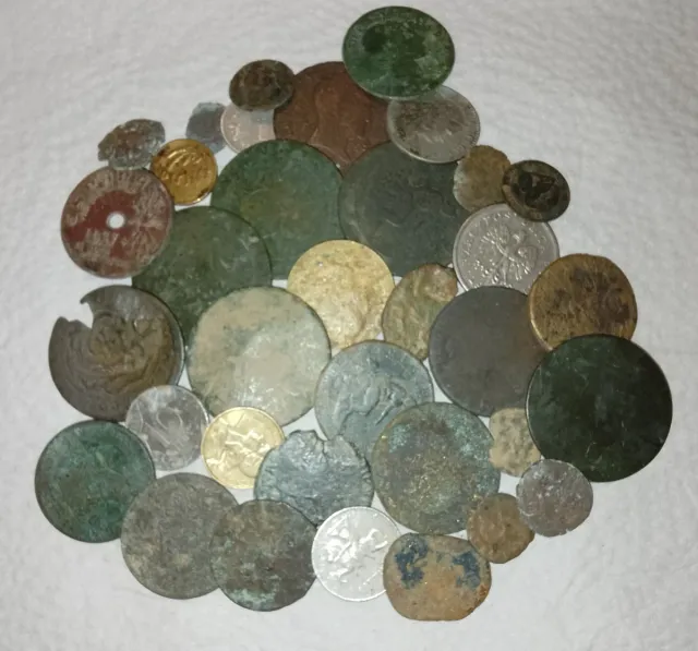 Lote 35 monedas antiguas