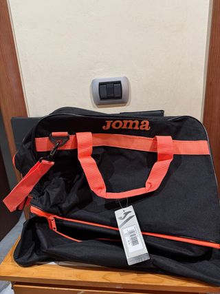 Borsone Joma nero e arancione