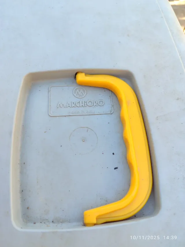 Transportín mascotas Marchioro gris y amarillo