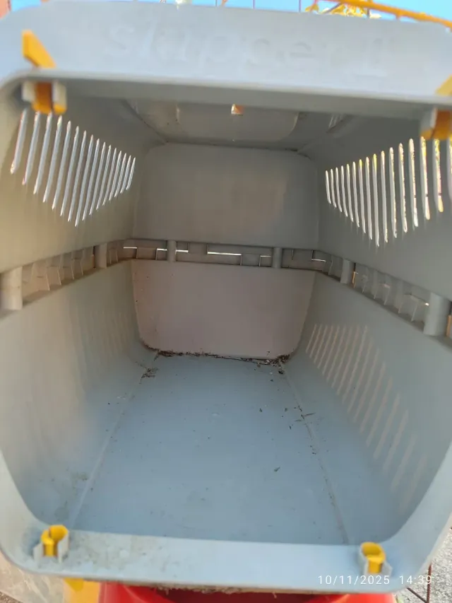 Transportín mascotas Marchioro gris y amarillo