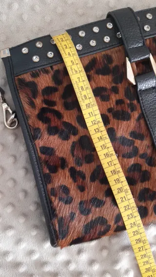 Bolso de hombro estampado