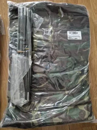 Tienda de campaña camuflaje boscoso