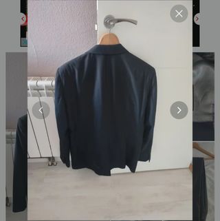 Traje de hombre negro como nuevo