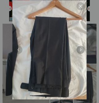 Traje de hombre negro como nuevo