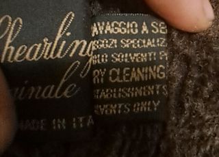 Cappotto vintage Meucci Firenze shearling