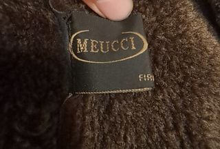 Cappotto vintage Meucci Firenze shearling
