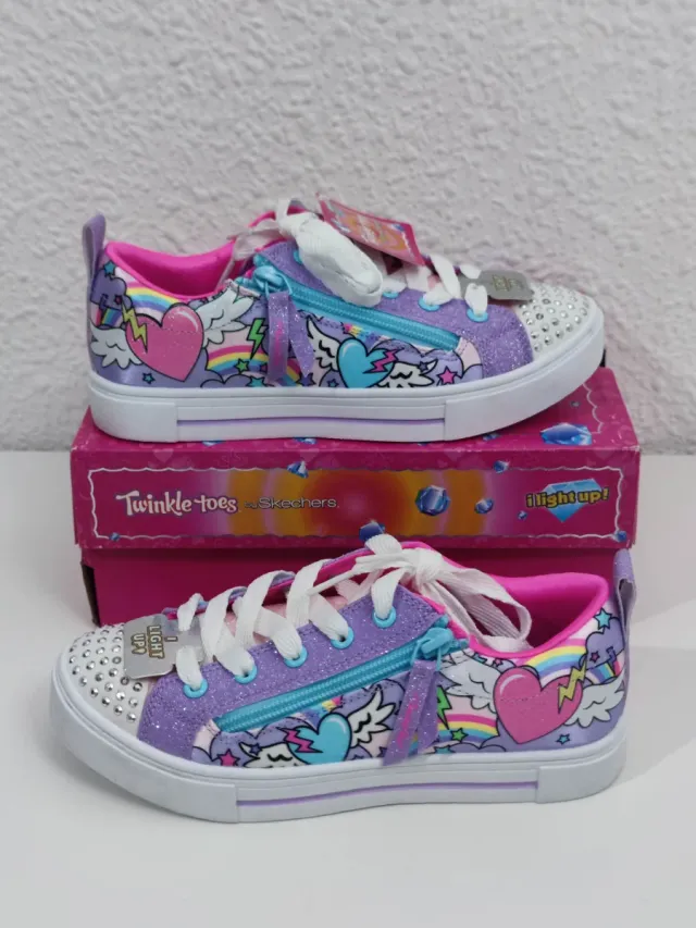 Skechers twinkle zapatillas luces niños