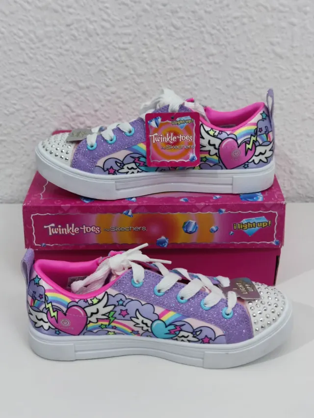 Skechers twinkle zapatillas luces niños
