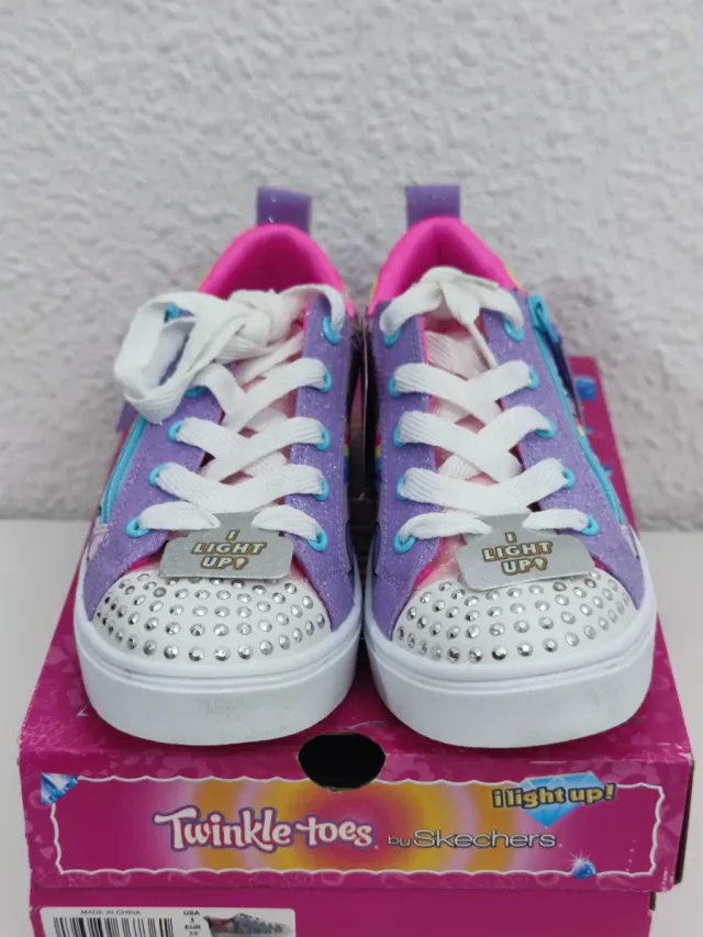 Skechers twinkle zapatillas luces niños