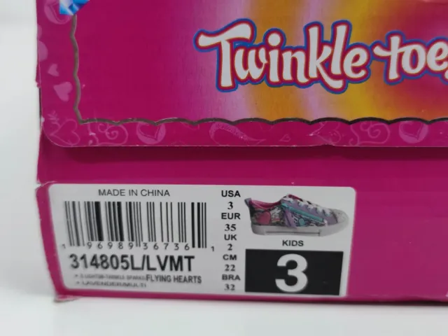 Skechers twinkle zapatillas luces niños