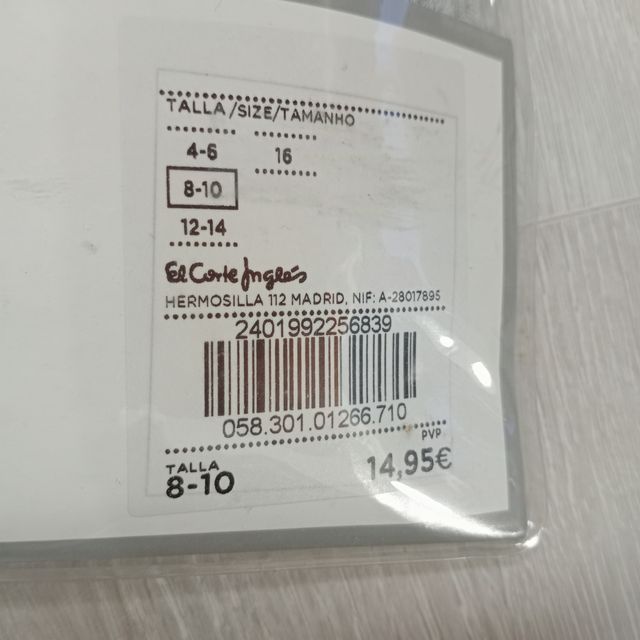 Pack 5 slips niño Cotton Juice T 8/10