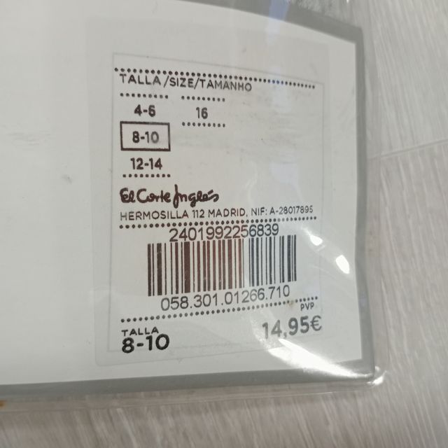 Pack 5 slips niño Cotton Juice T 8/10