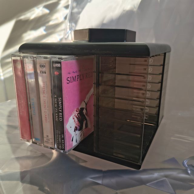Porta Musicassette Girandola Vintage