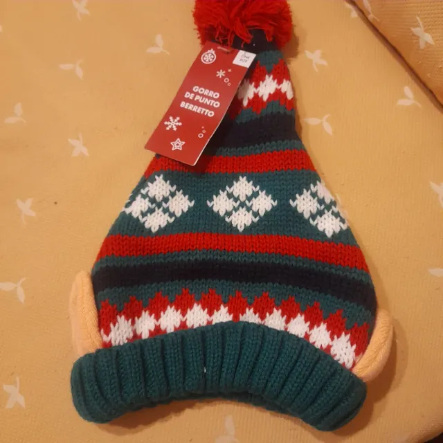 Gorro Navidad Duende Talla Única