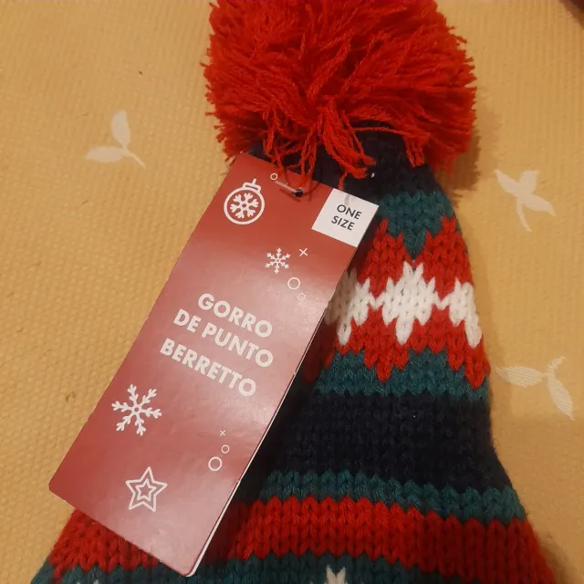 Gorro Navidad Duende Talla Única