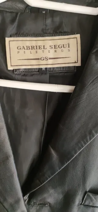 Americana Piel Gabriel Segui Negra