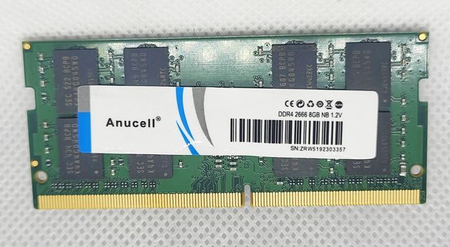 Memória RAM 8GB DDR4 2666MHz 1.2V Anuceell